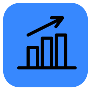 A growth chart symbolizing business growth and marketing strategy